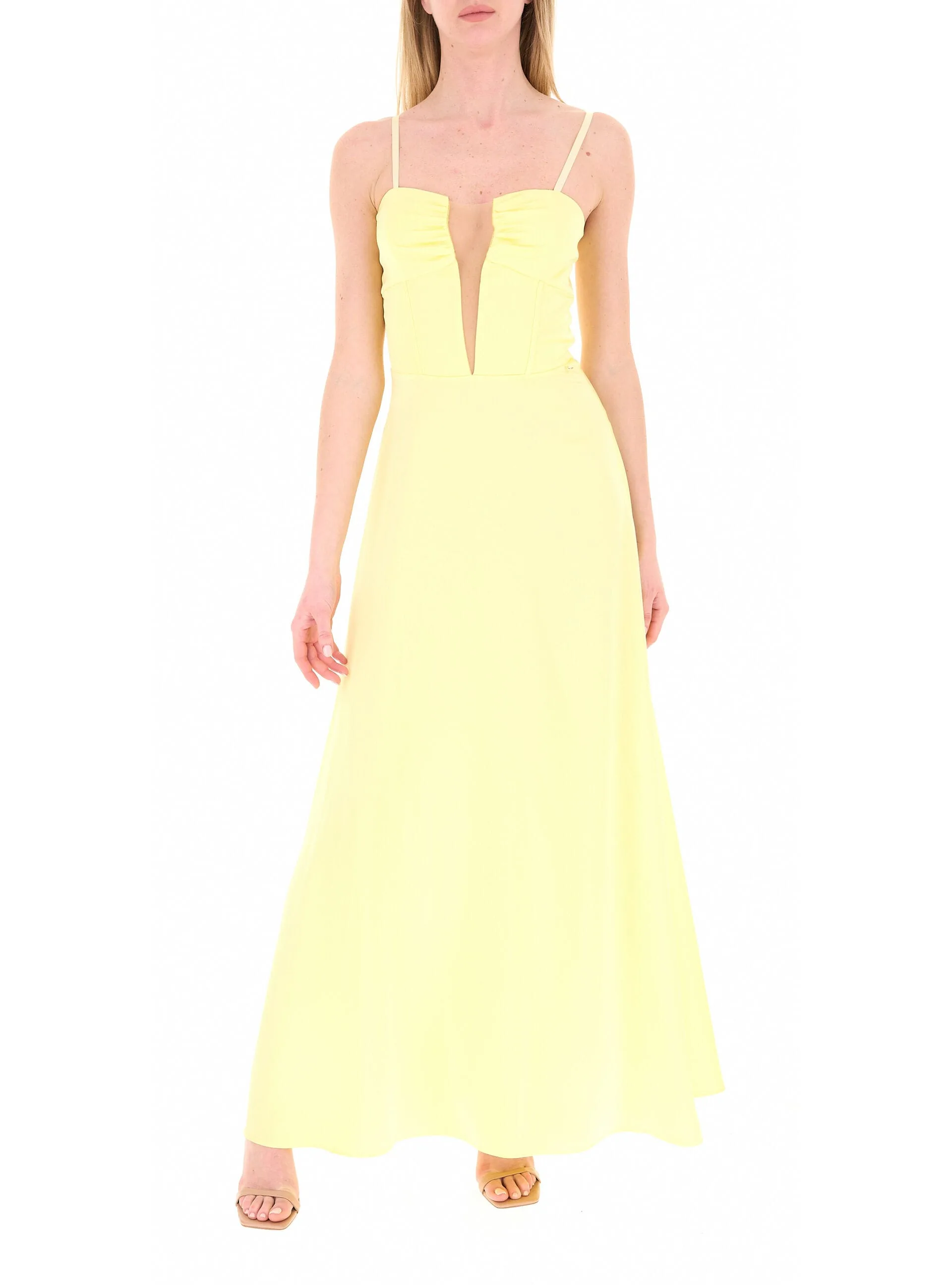 RINASCIMENTO Abito lungo GIALLO XL - Rinascimento - FashionsVida