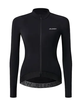 Maglia A Maniche Lunghe Allure Brushed Pro Black - Jelenew - FashionsVida