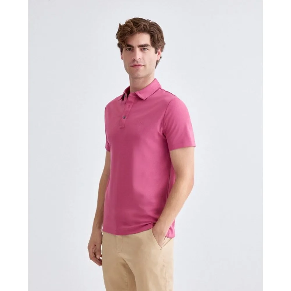 Polo de hombre custom de algodón con logotipo bordado - Michael Kors - FashionsVida