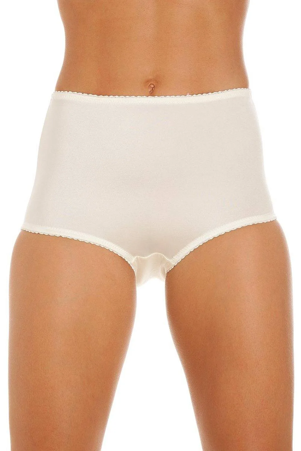 Smooth High Waist Two Pack Control Briefs - Beige - Size: 20 - Camille - FashionsVida