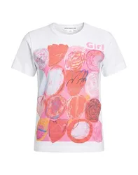Comme Des Garçons Camiseta Mujer Blanco M Mujer