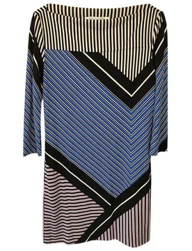 Diane von Furstenburg Ruri Multi-Stripe Shift Dress - Diane von Furstenberg - FashionsVida