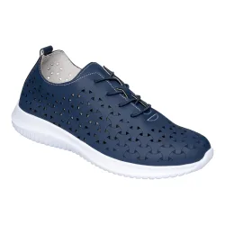 Komfort-Damenschuh „Federleicht“ 40 blau