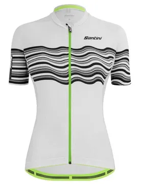 Maglia A Maniche Corte Tono Proflo White / Black