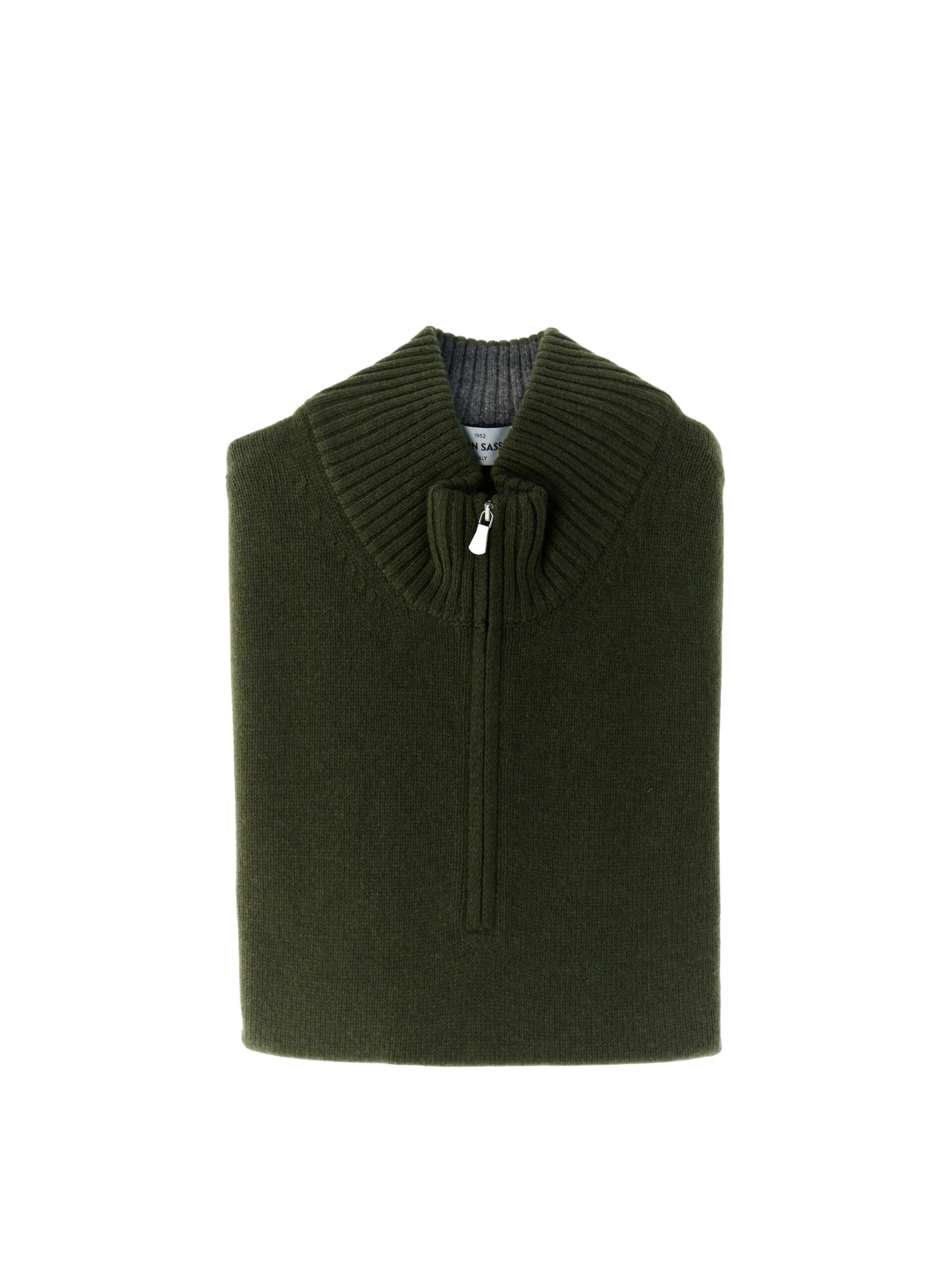 Lupetto mezza zip VERDE 54 - Gran Sasso - FashionsVida