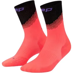 CORE RUN EDT. SPLIT SOCKS MID CUT Herren Neon Coral/Black 39-42