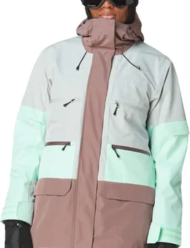 Skijacke U68 Jkt Pigeon Starlight Blue Deep Taupe für Damen Größe S Blau - Picture Organic Clothing - FashionsVida
