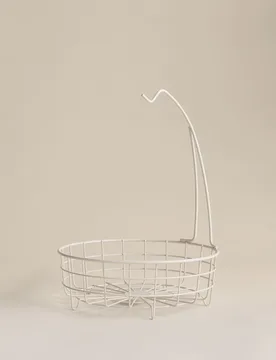 M&S Wire Fruit Basket Cream - M&S - FashionsVida