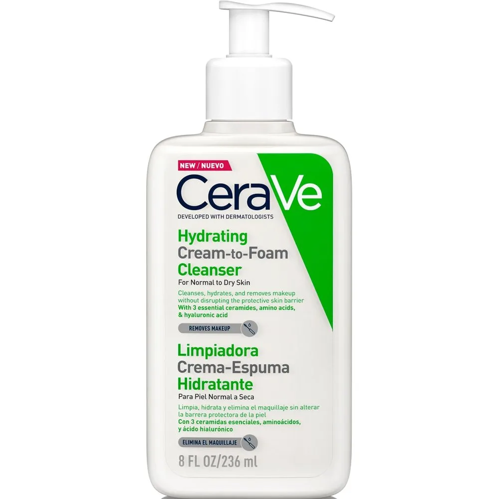 Crema Espuma Limpiadora Hidratante 236 ml - CeraVe - FashionsVida