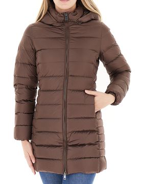 Piumino con cappuccio MARRONE 50