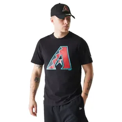 T-shirt à Manches Courtes Mlb Regular Arizona Diamondbacks Black S ,Femme