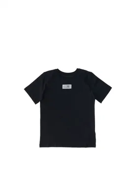 T-shirt girocollo NERO 12Y - Maison Margiela - FashionsVida