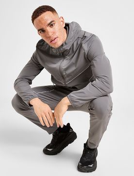 Zion Woven Full Zip Jacke - Herren, Grau - male - Size: XS