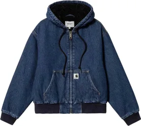 Veste isolante en denim - W' Og Active Jacket Blue Stone Washed en Coton - Taille XS - Bleu