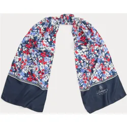 Pañuelo de mujer de seda estampado