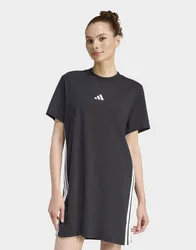 Womens T-shirt Dress Essentials 3-stripes - Nero, nero nero Donna taglia 2XS
