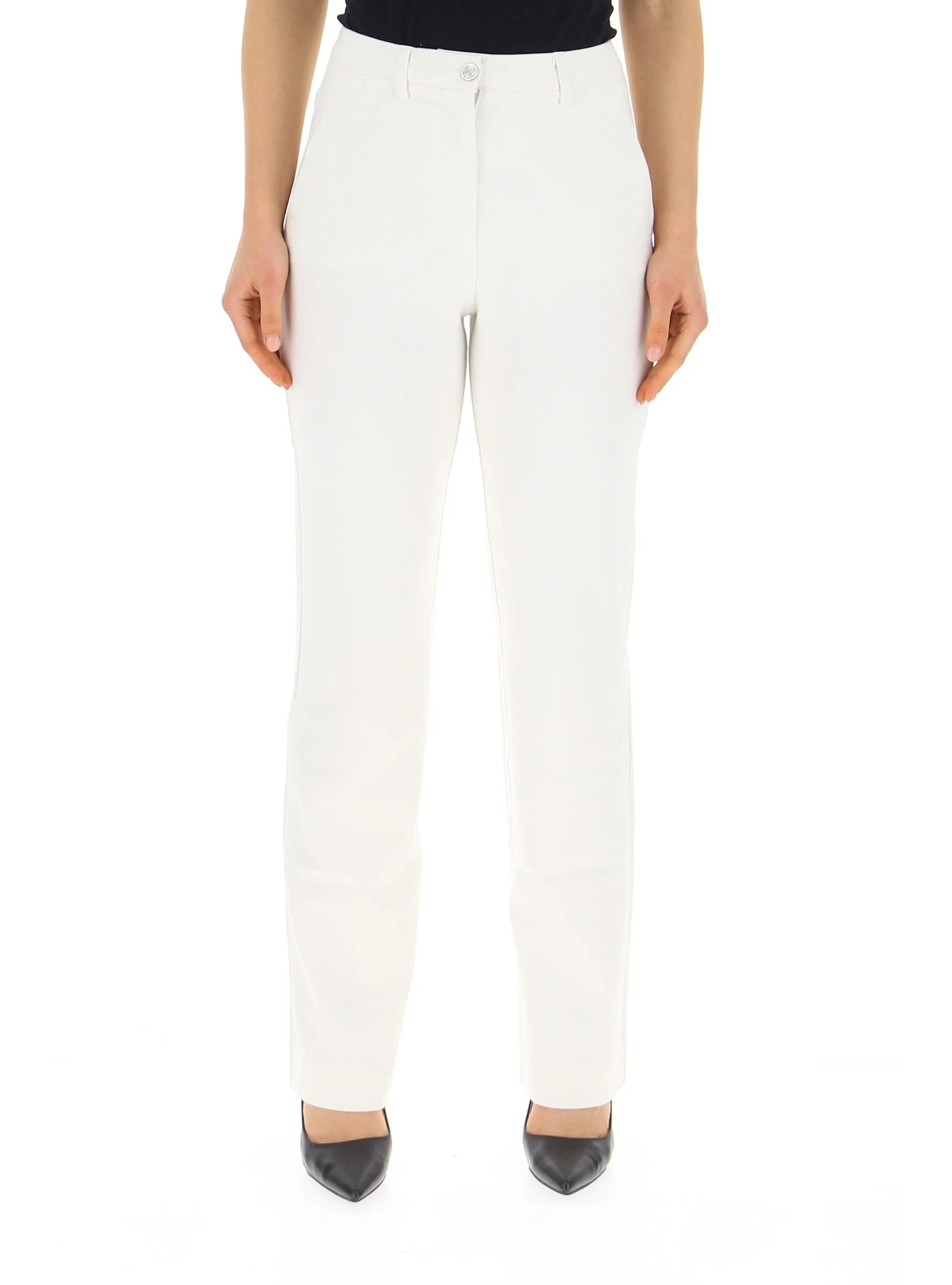 Pantalone gamba dritta BIANCO L - Guess - FashionsVida