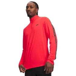 Sweat à Demi-zip Tech Taping Red / Black XL