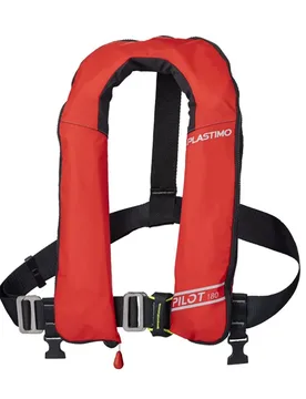 Pilot 180n Automatic Life Jacket Red One Size unisex - Plastimo - FashionsVida