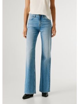 Para mujer. PL20508052VC Jeans Flare Willa (32/34), Casual, Algodón, Denim