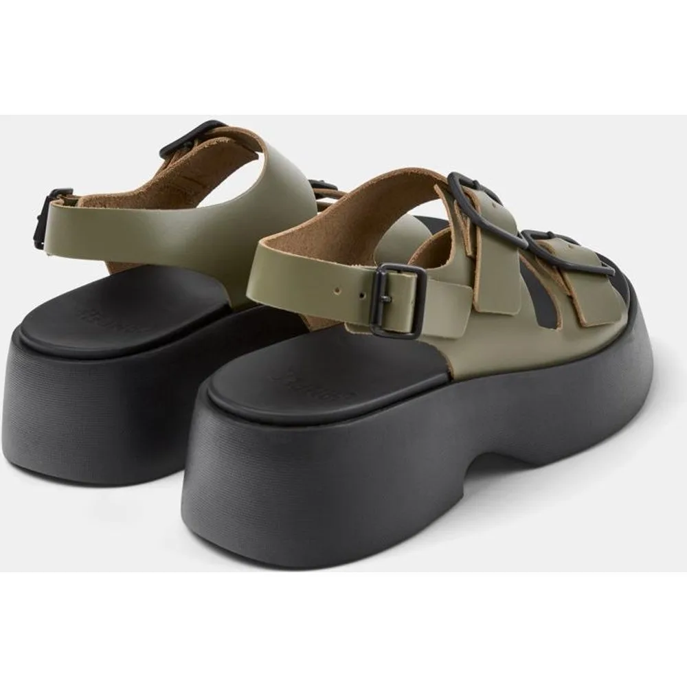 Sandalias de tacón de mujer tasha de piel - Camper - FashionsVida