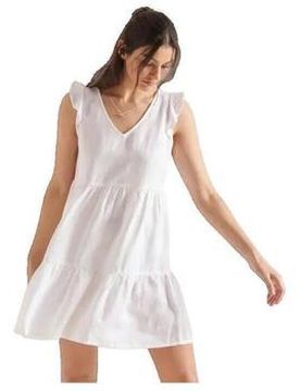 Kurze Kleider Robe Tinsley Mi-Longue Col En V Sans Manches Blanche Eu M;Eu L Female