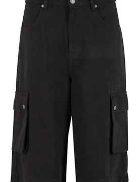 Short - Washed Workwear Cargo Shorts - 30 bis 38 - für Männer - Größe 32 - schwarz - Männer - male - Urban classics - FashionsVida