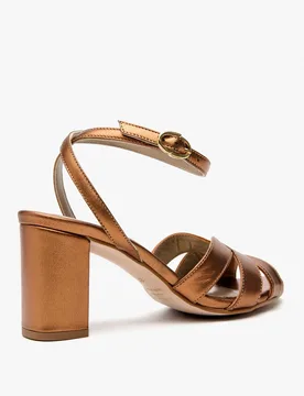 Sandalias de mujer de tacón de piel - Pedro Miralles - FashionsVida