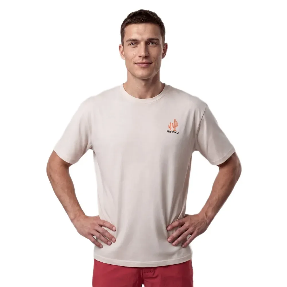 Maglietta A Maniche Corte Chaser White - Siroko - FashionsVida