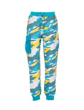 Pantalone Tuta Felpato Uomo Underhill Camo Sweatpant Teal