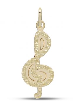 Ciondolo Chiave di Violino Oro Giallo GL101782