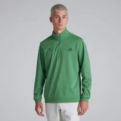 Manchester United x Mens Golf Elevated 1/4 Zip Sweatshirt Green S