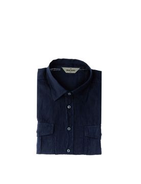 Camicia in lino BLU NAVY 50