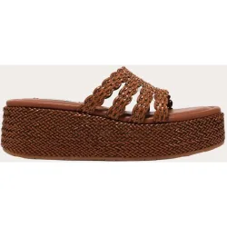 Sandalias de plataforma trenzadas