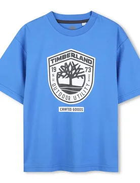 T-shirt à Manches Courtes T60791 Blue 16 Années Garçon - Timberland - FashionsVida