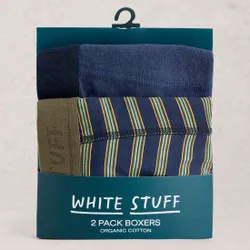 Hove Organic Boxers - Green - 2 Pairs