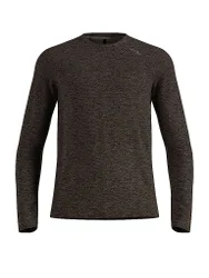 Maglietta da running da uomo Essentials Seamless marrone XL
