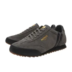 Mens Rio Suede Trainers (Charcoal/black) - Size Uk 9