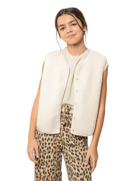 Gilet Olera Cream 16 Années Fille - Deeluxe - FashionsVida