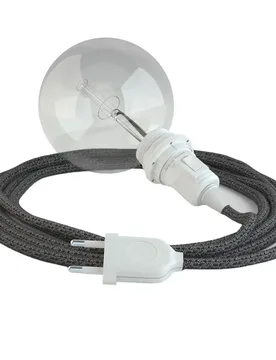 Cables Lampe Suspendue Pour Abat-jour Rs81 3 M Black / White One Size - Creative - FashionsVida