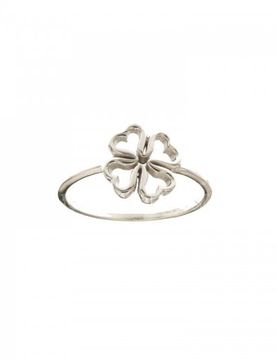 Anello Quadrifoglio Donna Oro Bianco 803321734422