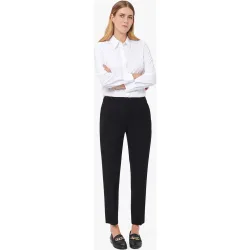 Pantalón pitillo de mujer con pinzas de corte 7-8