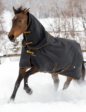 Halsteil IRISH COMBI NECK, black-gold 145/L - Bucas - FashionsVida