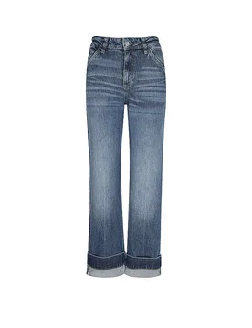 Jeans Straight Fit PARKWAY dunkelblau 31/L30 damen - BOSS - FashionsVida