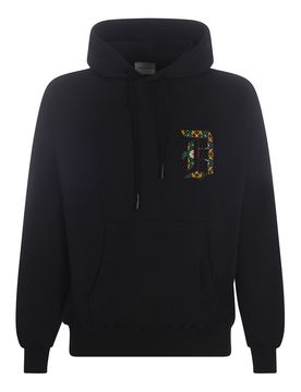 Felpa hooie role e monsieur in cotton