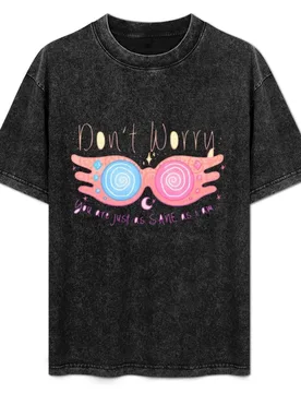 Don't Worry, you're just as sane T-Shirt Big Size Crew Neck T-Shirt - Aliexpress - FashionsVida