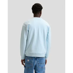 Relaxed Stitch Crew Beau Blue Größe XL male