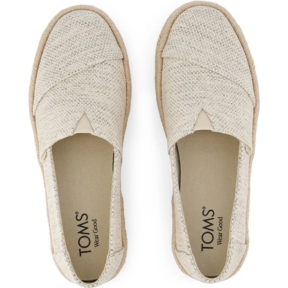 Alpargatas planas de mujer rope 2 de lona jaspeada - TOMS - FashionsVida