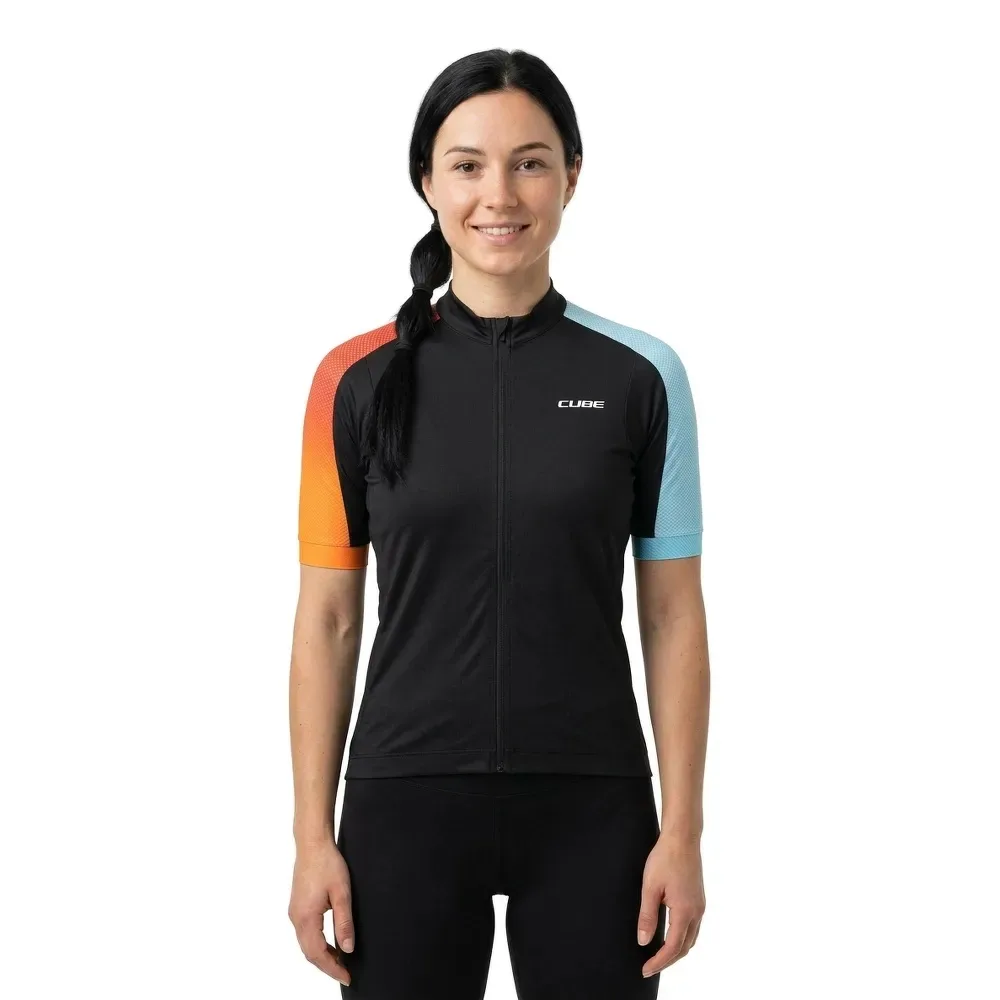 Maglia A Maniche Corte Factory Racing Black - CUBE - FashionsVida