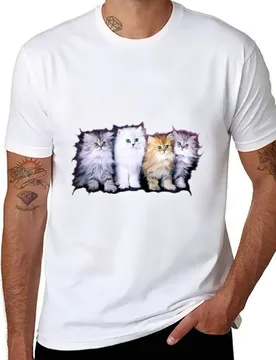 Kitten Family T-Shirt cotton t shirt pack cotton t shirts high quality T-Shirt - Aliexpress - FashionsVida